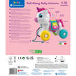Afbeelding in Gallery Viewer laden, PULL ALONG BABY UNICORN (INT)