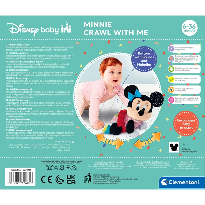 Baby Minnie die kruipt