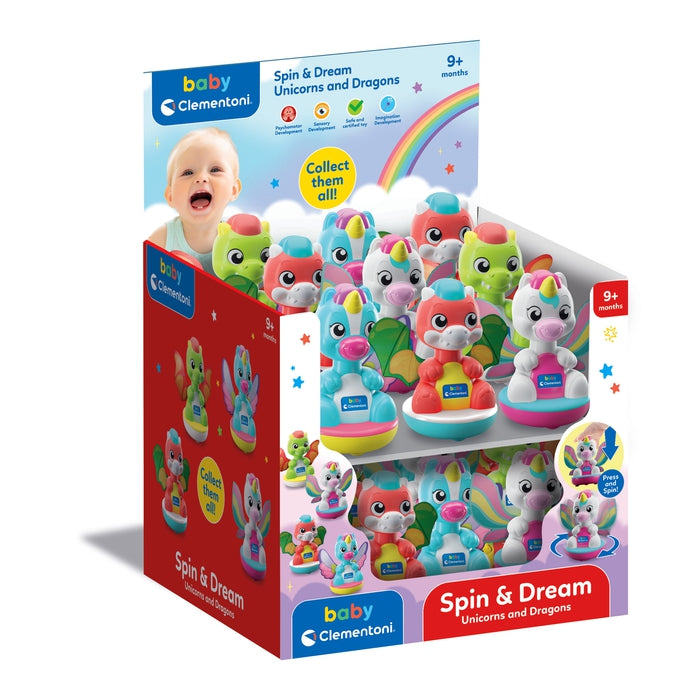 Spin & Dream - Unicorn and Dino