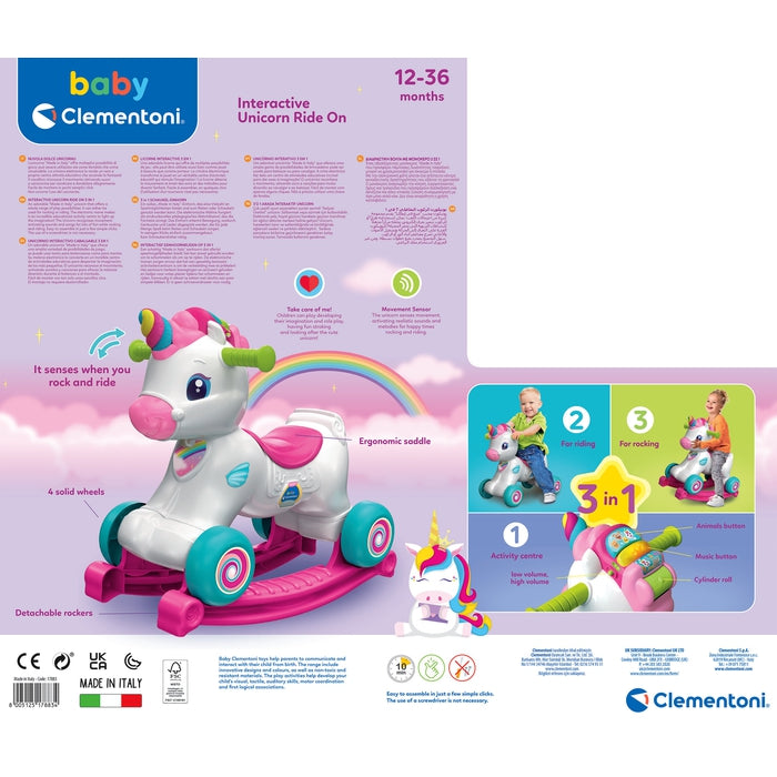 Interactive Unicorn Ride On