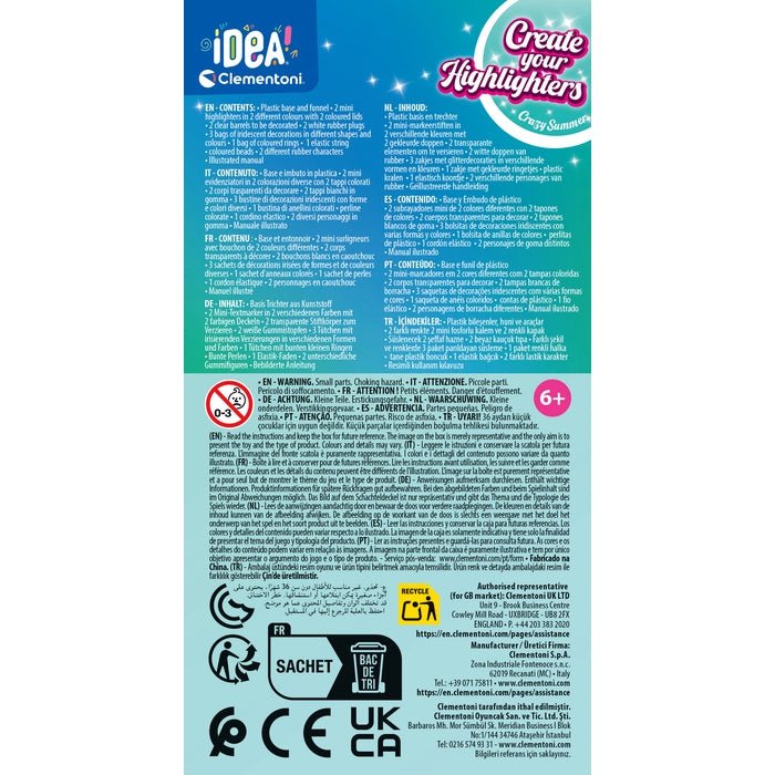 Create your Highlighters: Summer