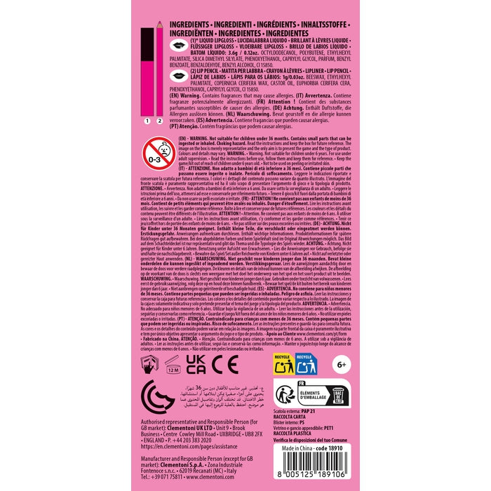 Lipgloss & Pencil: Pink Power