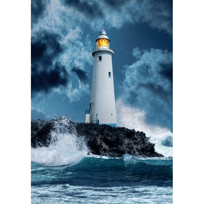Lightouse In The Storm - 1000 stukjes