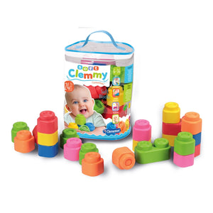 Baby Clemmy 24 soft blocks set