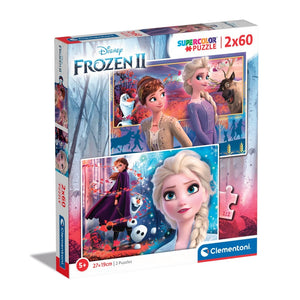 Disney Frozen 2 - 2x60 stukjes