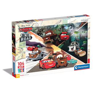 Disney Pixar Cars On The Road - 104 stukjes