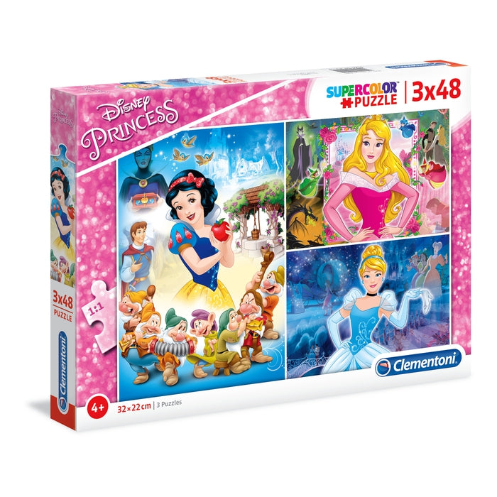 Disney Princess - 3x48 stukjes