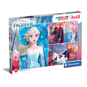 Disney Frozen 2 - 3x48 stukjes