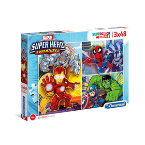 Marvel Super Hero - 3x48 stukjes
