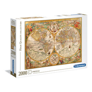 Ancient map - 2000 stukjes