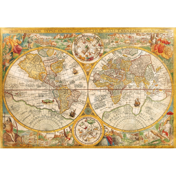 Ancient map - 2000 stukjes