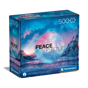 Peace Puzzle - Light Blue - 500 stukjes