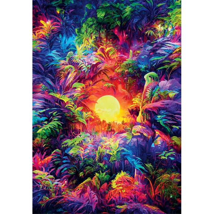 Psychedelic Jungle Sunrise - 500 stukjes