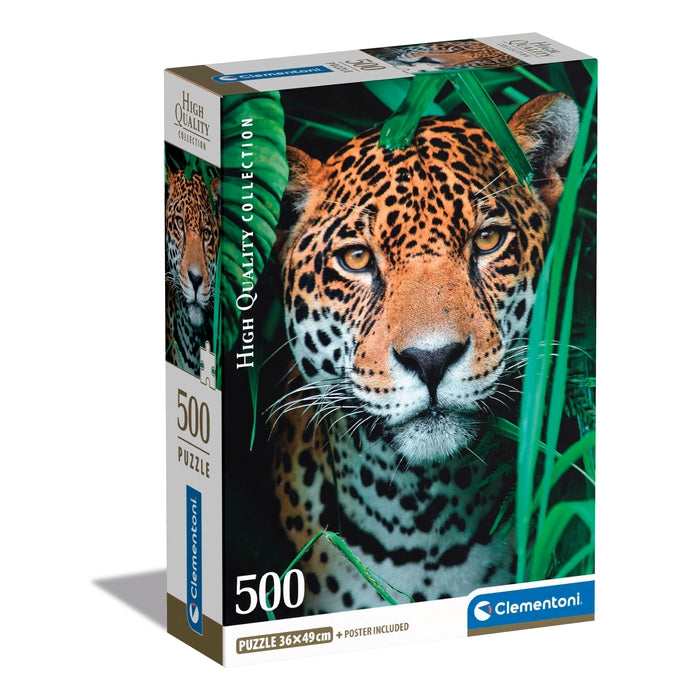 Jaguar In The Jungle - 500 stukjes