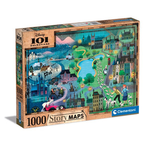 Disney Maps 101 Dalmatians - 1000 stukjes