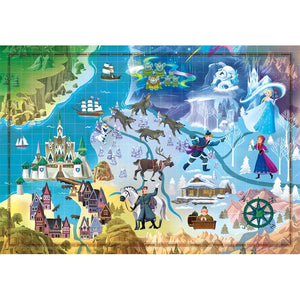 Disney Maps Frozen - 1000 stukjes