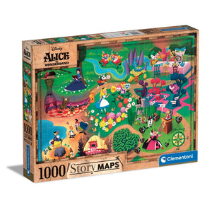 Disney Maps Alice - 1000 stukjes
