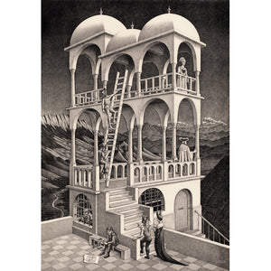M. C. Escher, "Belvedere" - 1000 stukjes
