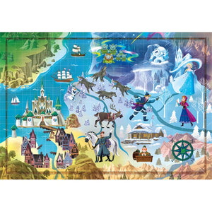 Disney Maps Frozen - 1000 stukjes