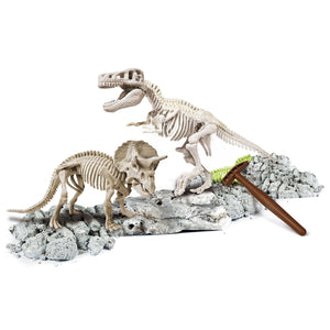 Archeofun - T-Rex + Triceratops Fluo